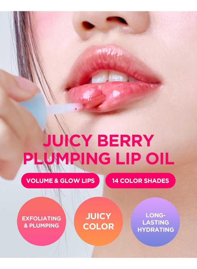 Global Juicy Berry Plumping Lip Oil 07 Plum Jam - image 7