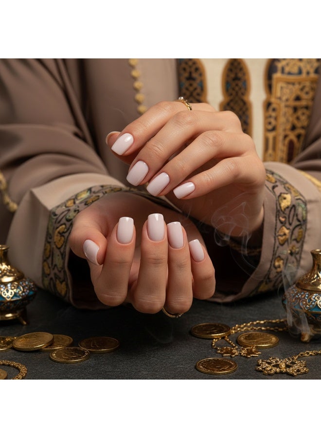 24-Piece Short Square Press-on nails:Acrylic Fake Nails ,toe fake nails for Seamless Fit