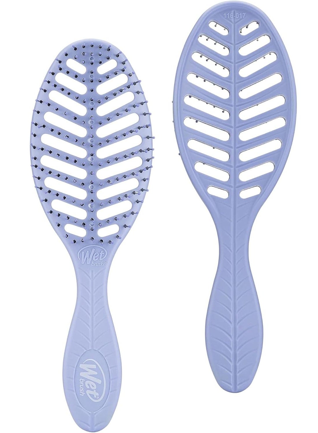 Wet Brush Go Green Speed Dry Hair Brush – Purple | Ultra-Fast Drying Vented Design | HeatFlex Bristles for Gentle Detangling | Reduces Hair Breakage & Frizz | Ideal for Wet & Dry Hair