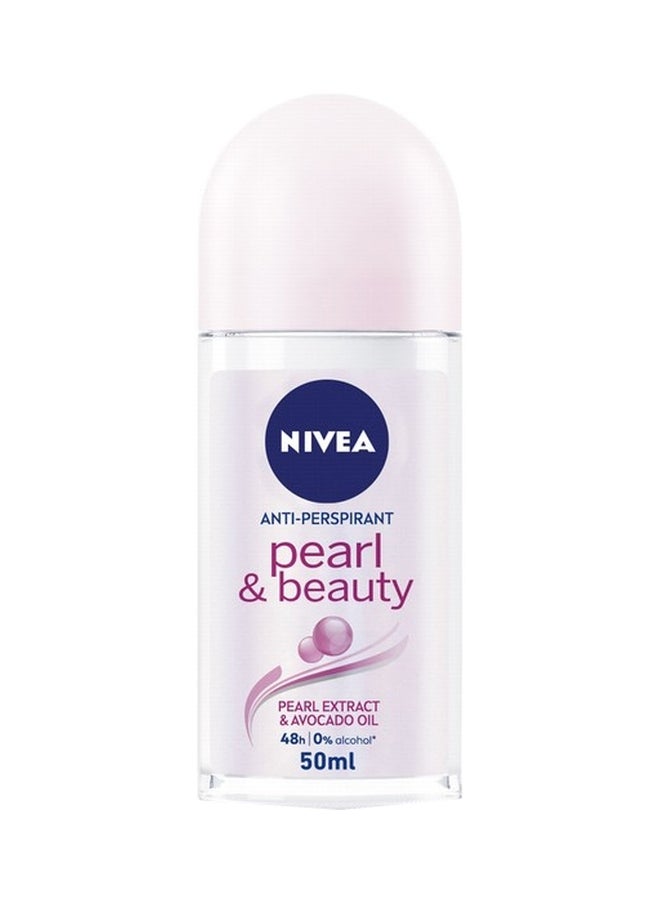 Pearl & Beauty Antiperspirant Roll-On Deodorant For Women, 50ml