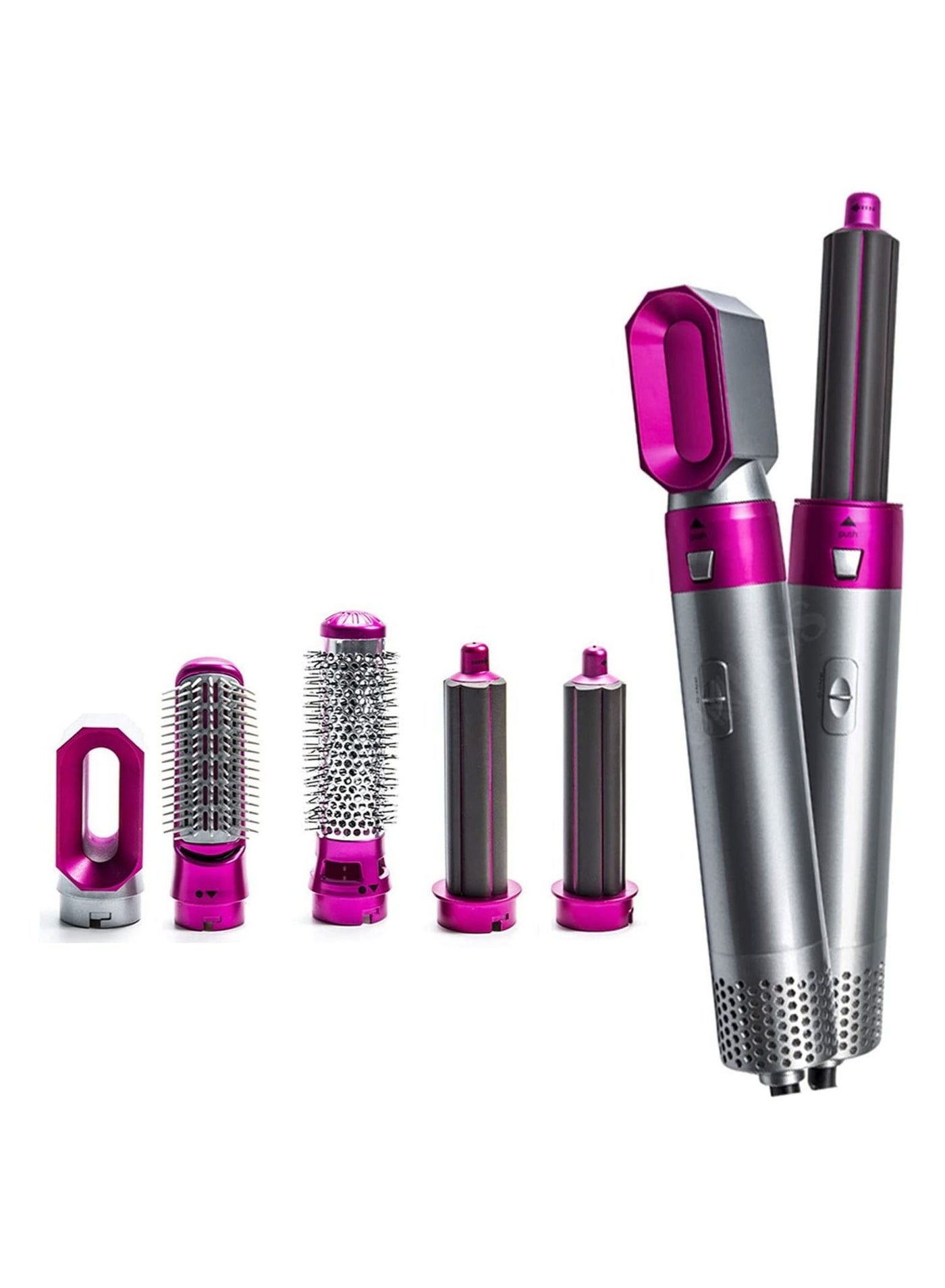 5 in 1 Hair Dryer Brush with Hair Volumizer,Hot Air Brush,Scalp Massager,Curler and Straightener for Women Hair Styling