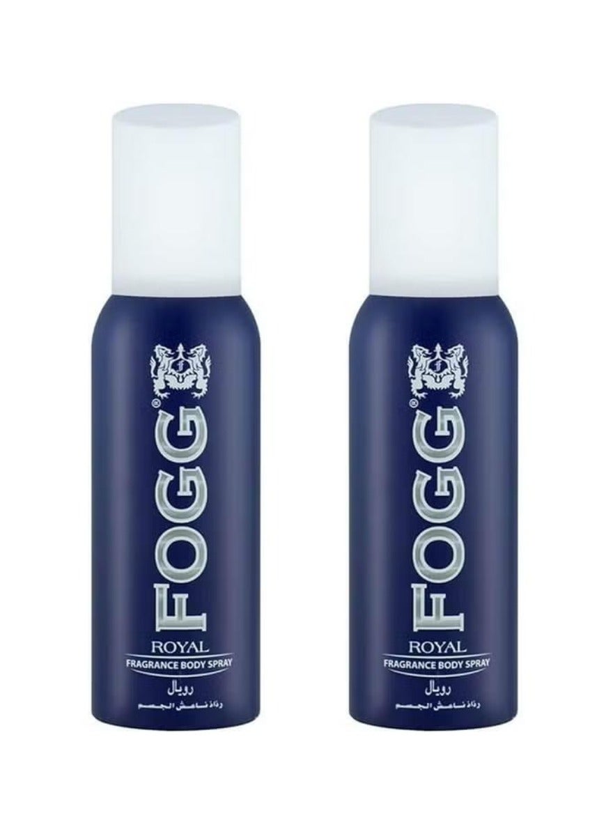 Royal Fragrance Body Spray for Men 120ml 2pcs