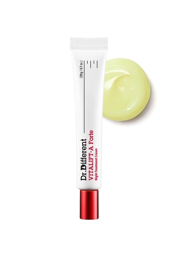 VITALIFT-A Forte - Retinal Intensive Anti-Aging Night Cream for Lifting & Firming-Anti-Wrinkle Face Moisturizer Cream with Vitamin A & Hyaluronic Acid Reduce Wrinkles & Fine Lines 0.7oz.