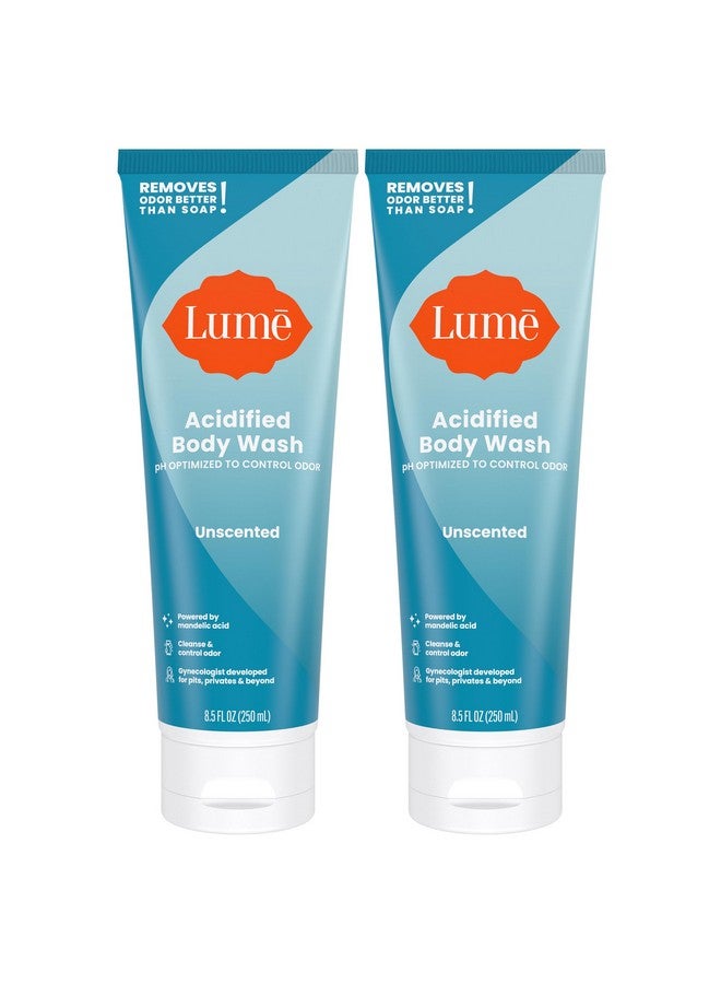 Acidified Body Wash24 Hour Odor Controlremoves Odor Better Than Soapmoisturizing Formulasls Free Paraben Freesafe For Sensitive Skin8.5 Ounce (Pack Of 2)Unscented