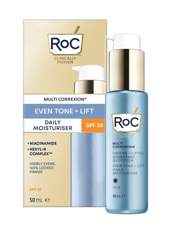 Multi Correxion Even Tone Plus Lift Daily Moisturizer Spf30 50Ml
