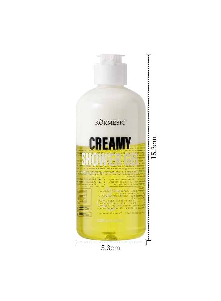 Lemon Milk Foam Body Wash 290ml - Zesty & Refreshing