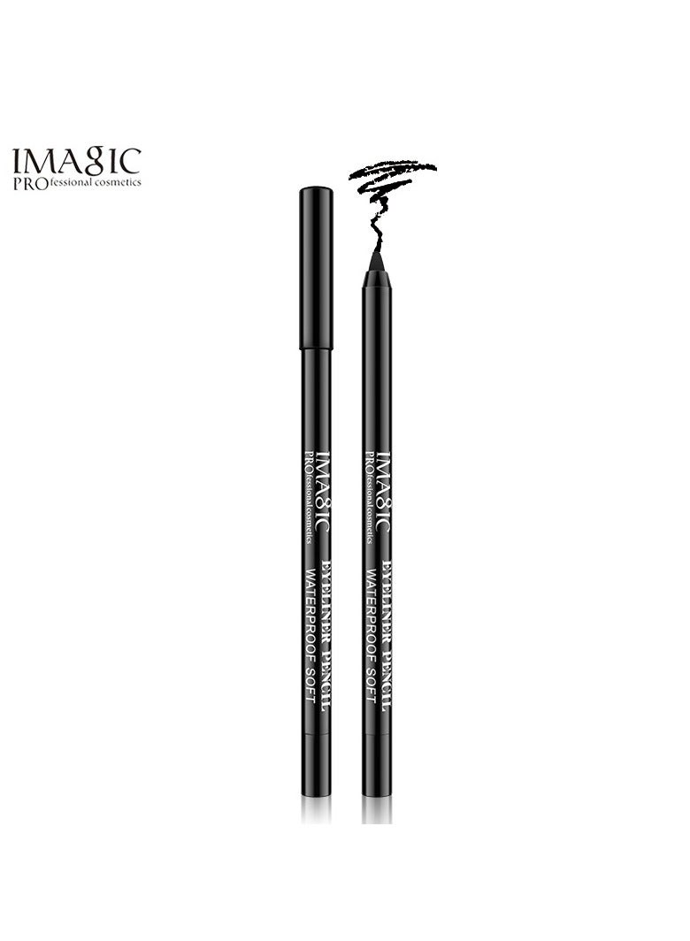 IMAGIC Waterproof Gel Eyeliner Pen | No Smudge, Long-Lasting, High-Precision Eye Makeup | Black