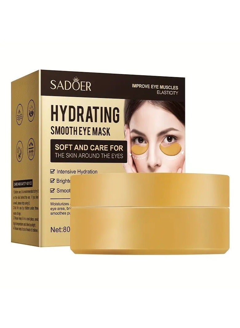Eye Mask Boxed 80g 60 Patches 30 Pairs Hydrating And Moisturizing Eye Care Products