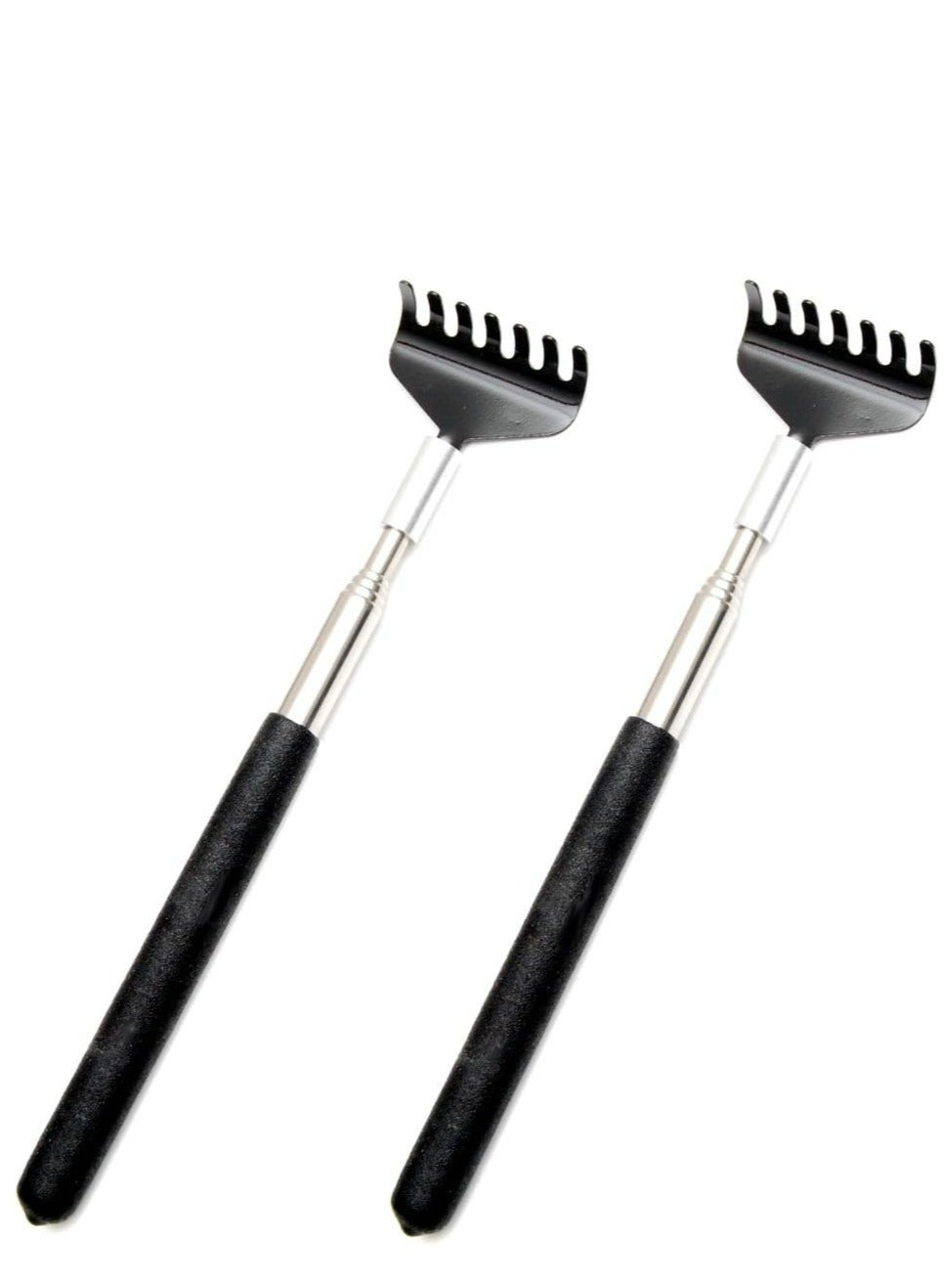 Back Scratcher, Black Portable Extendable Back for Men Women Itch Relief (7.87 to 26.77 Inch)
