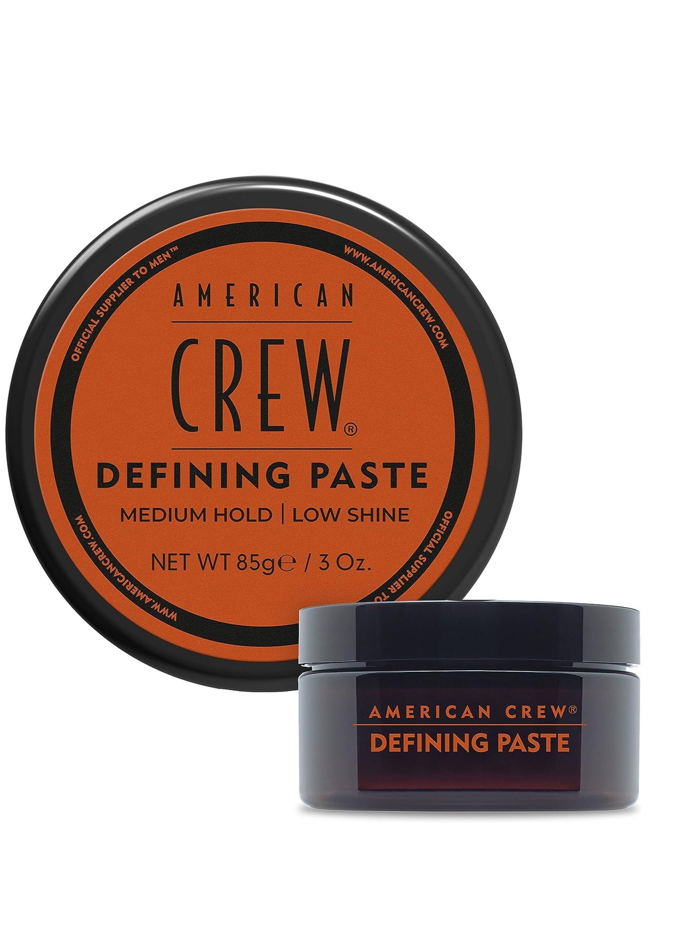 American Crew Men's Hair Defining Paste by, Like Hair Gel with Medium Hold Hair Gel & Low Shine