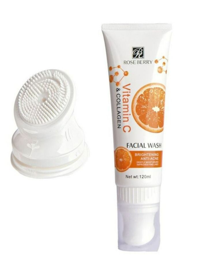 Vitamin C And Collagen Facial Wash Brightening Anti-Acne 120ml