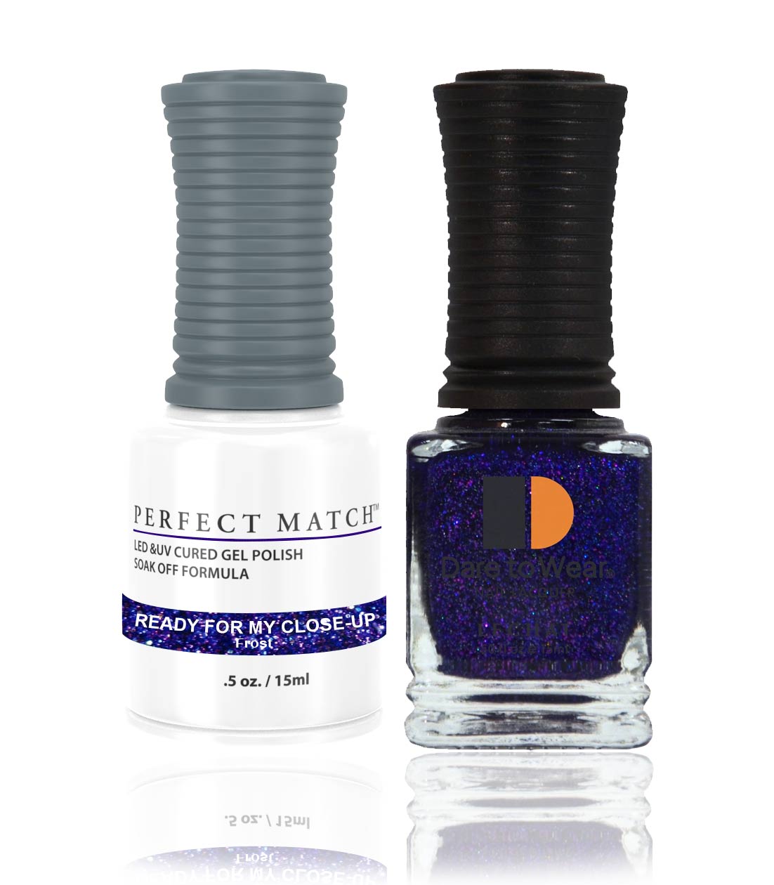 Perfect Match Gel Nail Polish 15ml Soak Off Long Lasting High Shine UV LED Gel Non Toxic Easy Application Wide Color Range for Manicure and Pedicure Ready for my Close-up PMS83