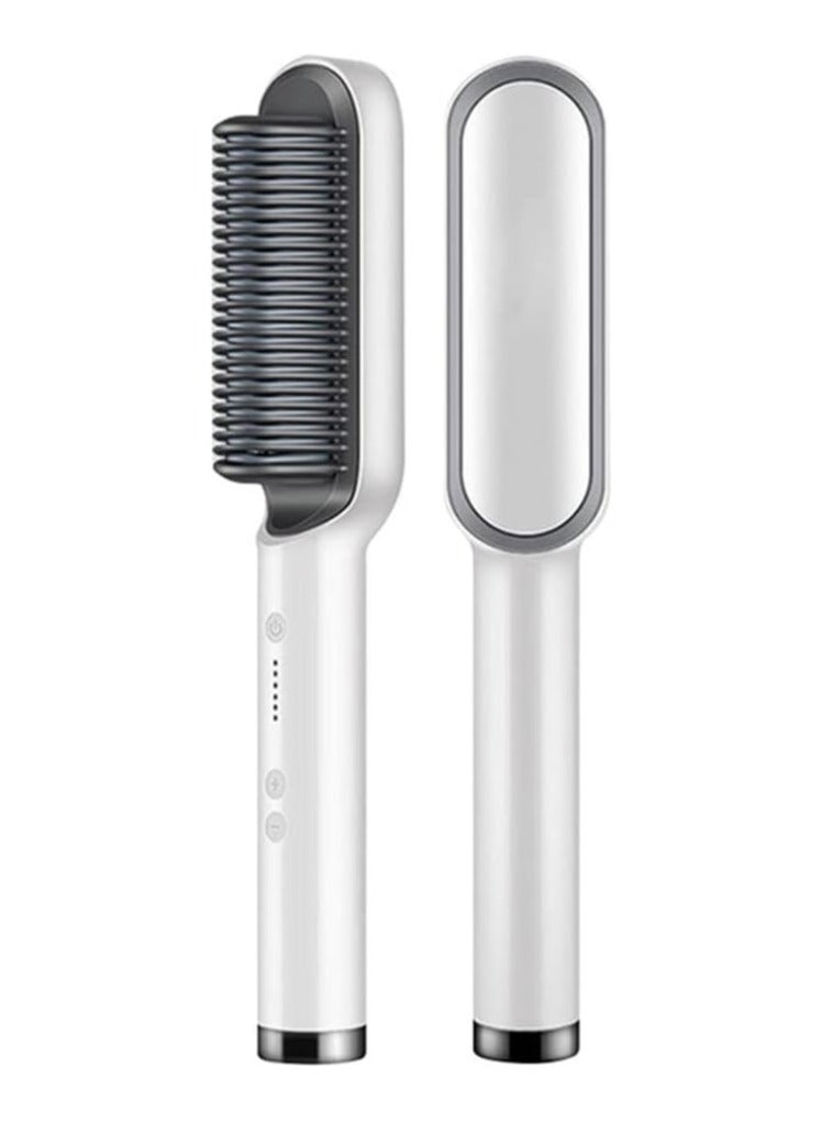 Straightener Comb Brush For Men & Women, Hair Straightening Electric Hair Brush, Hair Straightener