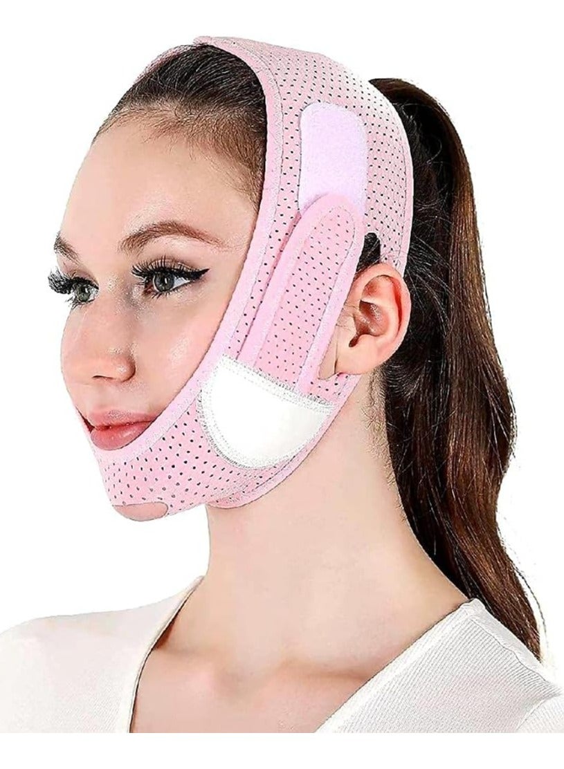 Reusable V Line Mask Facial Slimming Strap Double Chin Reducer Chin Up Mask Face Lifting Belt