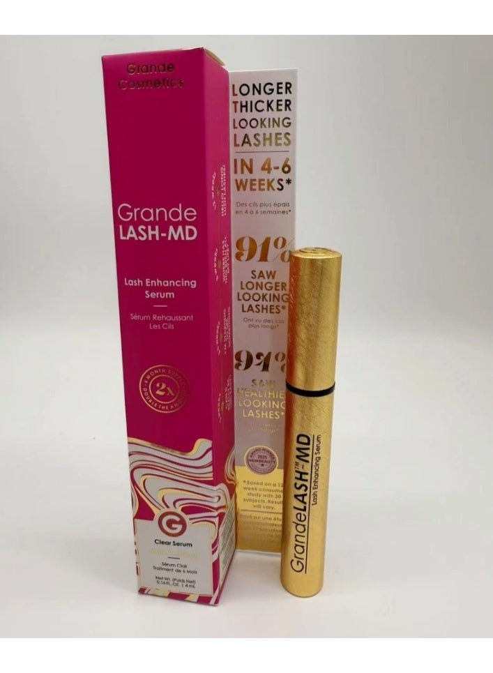 Grande Cosmetics GrandeLASH-MD Lash Enhancing Serum, 4ml - 6-week starter supply