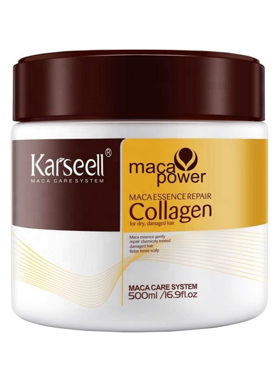 Hair Repair Mask Argan Oil Conditioning Collagen Keratin Detox Damage 500 ML