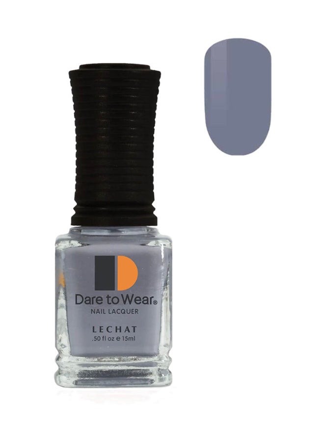 Long Lasting Nail Polish Color Steely Gray By Lechat Nail Lacquer Behind Closed Doors Dw246