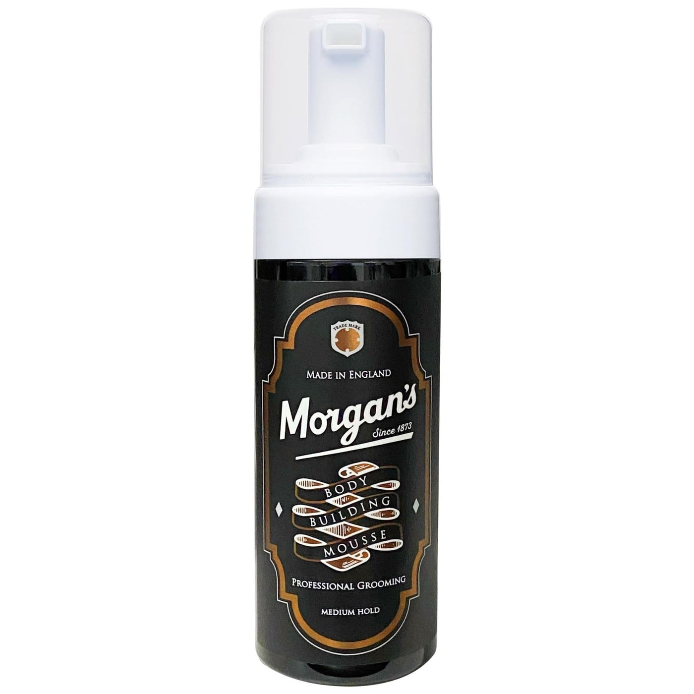 Morgan's Pomade Body Building Mousse, Medium Hold Hair Styling Mousse, Adds Volume and Texture, Suitable for Wavy and Curly Hair 5.2 Fl Oz