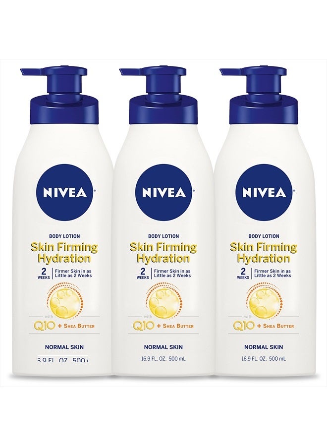 Skin Firming Body Lotion with Q10 and Shea Butter, Skin Firming Lotion, Moisturizing Shea Butter Lotion, 16.9 Fl Oz Pump Bottle