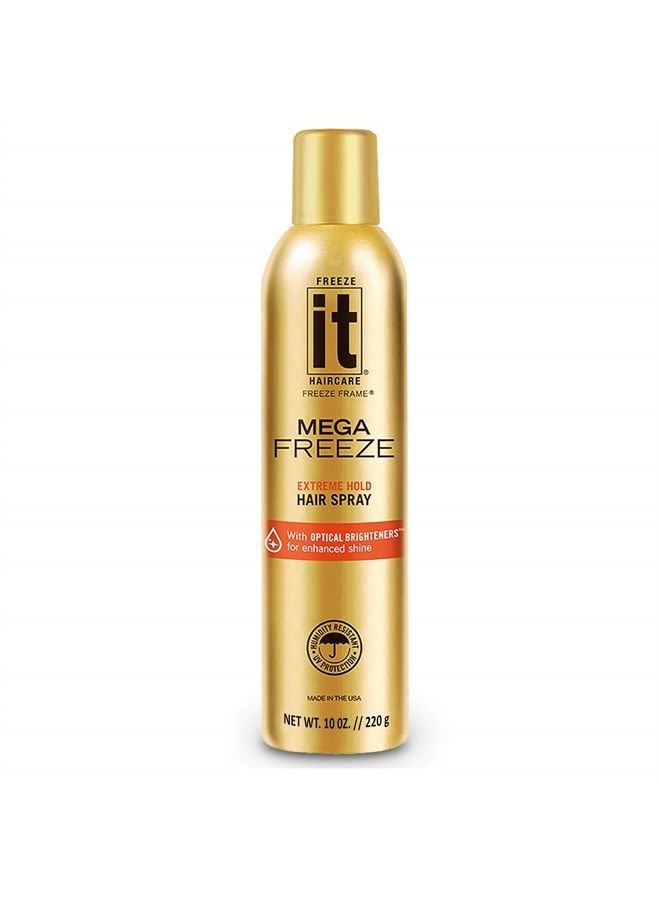 , Mega Freeze Hair Spray, 10 Oz.
