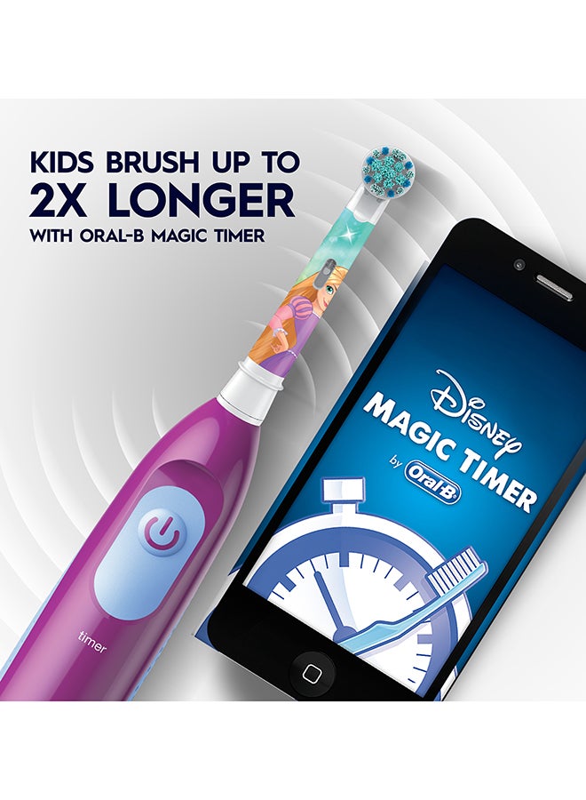 Oral-B Kids Battery Toothbrush, Disney Princess, Extra Soft Bristles, 3+ Years, 1 Count - image 5