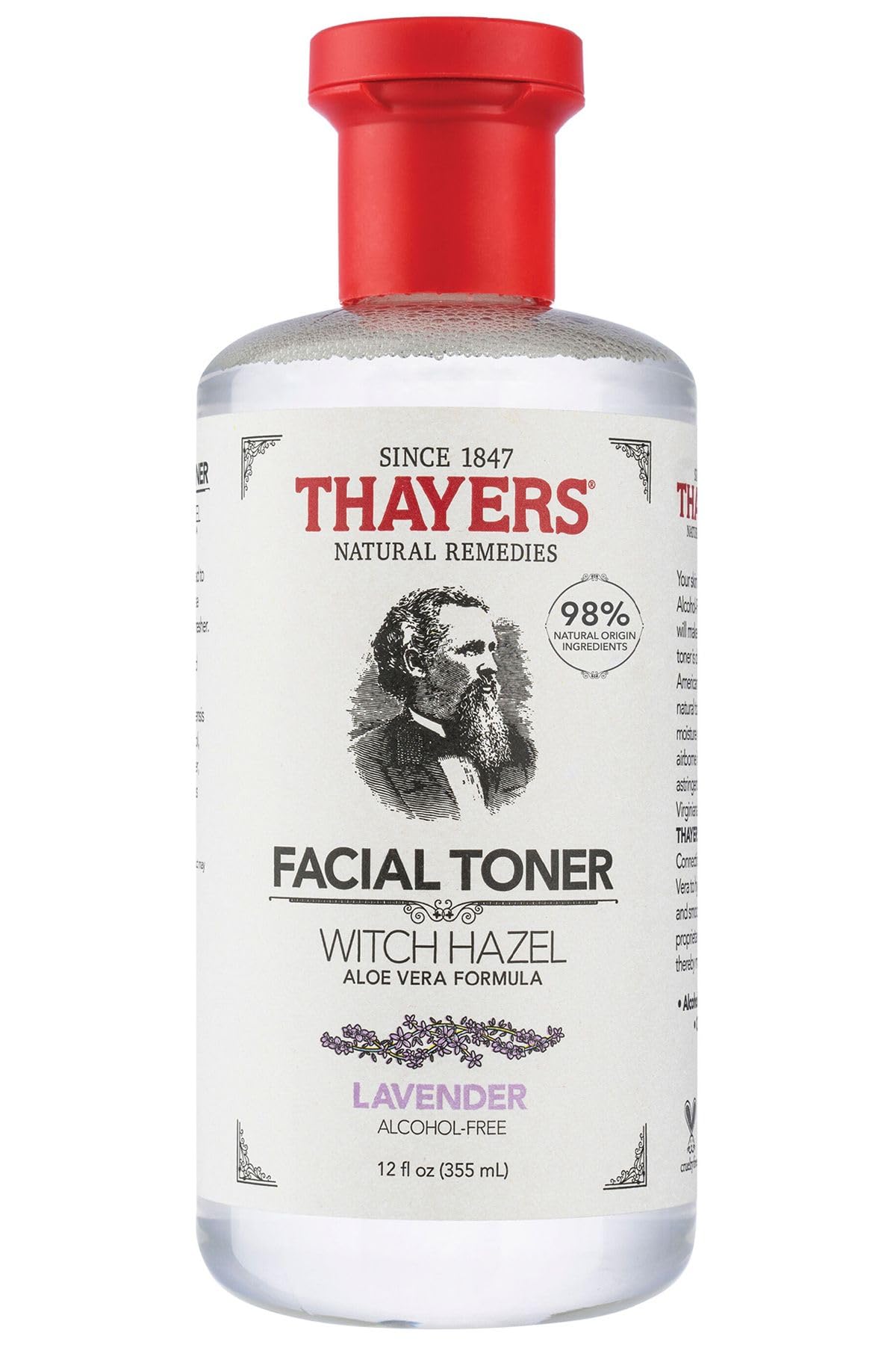 THAYERS Witch Hazel Lavndr Alcfre, Clear, 12 Fl Oz