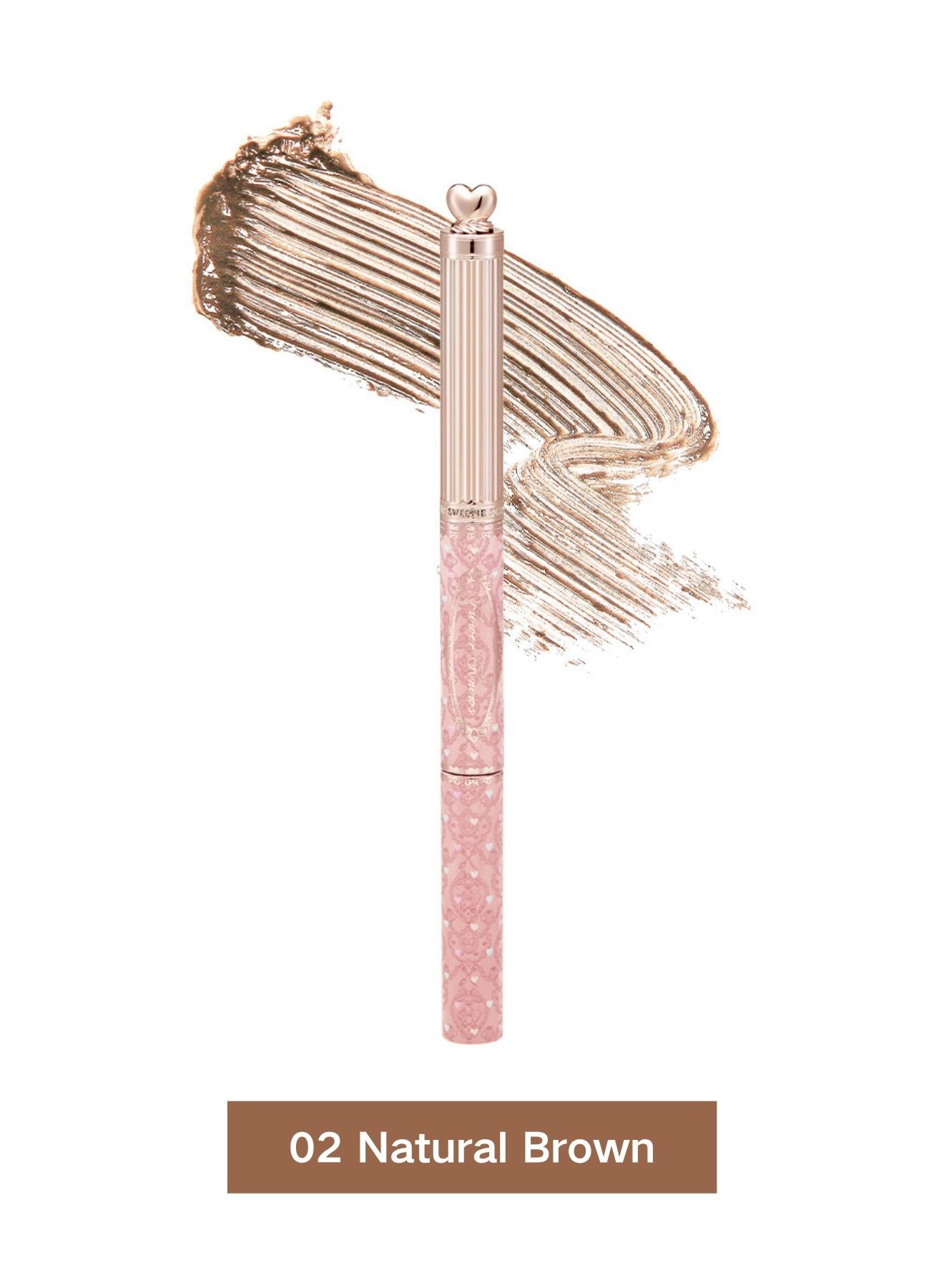 The Sweetie Bear Collection Dual-Ended Brow Gel & Pencil 02 Natural Brown – Long-Lasting Precision Brow Definer