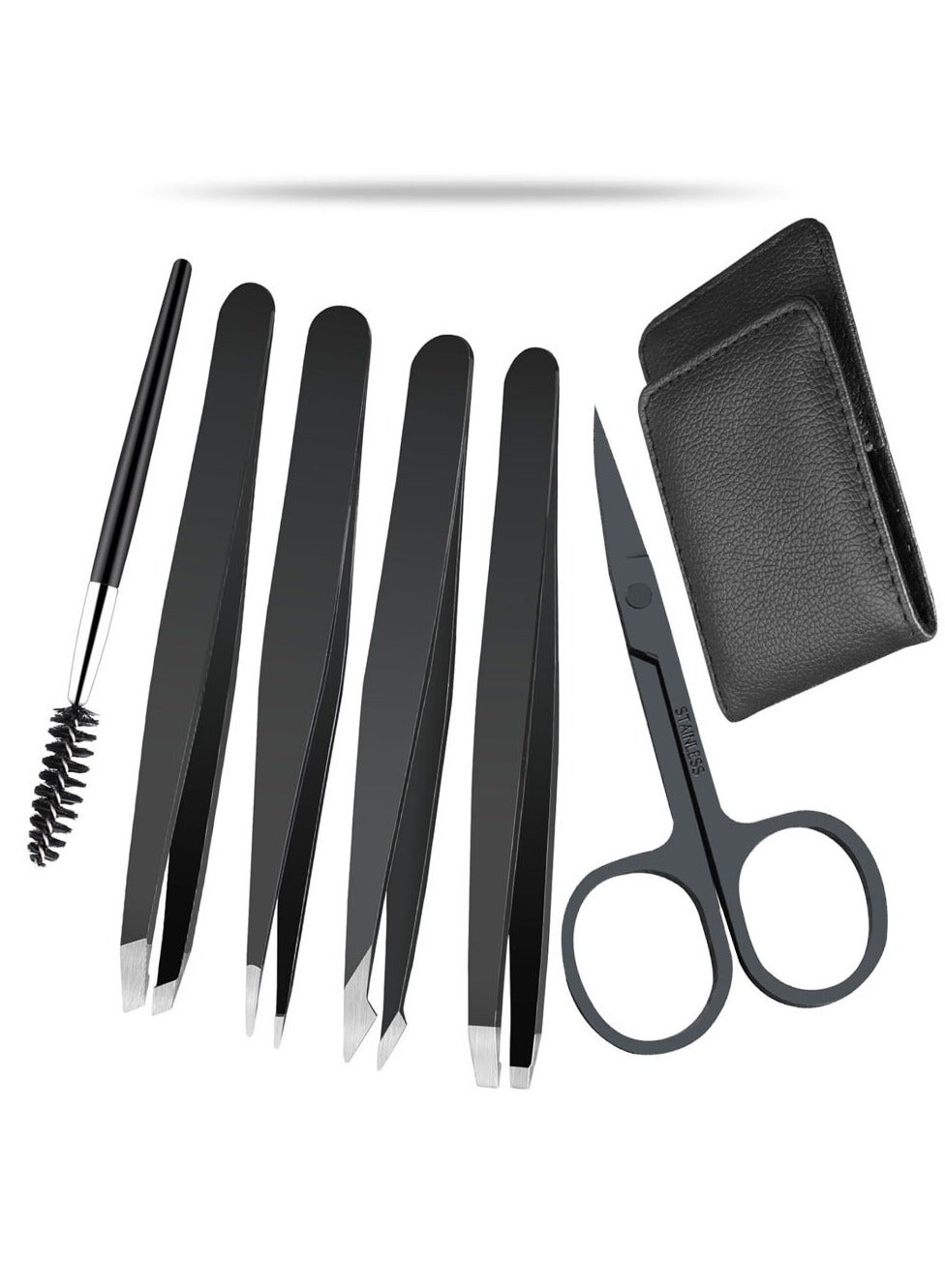 Eyebrow clip eyebrow clip 6 piece set eyebrow trimming tweezers set eyebrow tweezers beard plucking eyebrow trimming tool