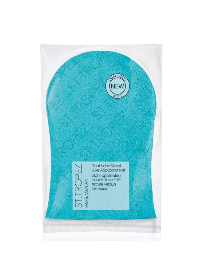 Double-Sided Luxe Velvet Applicator Mitt, Soft Self Tanning Mitt for a Flawless Finish, Waterproof Tanning Mitt for a Smooth and Even Self Tan, Ultimate Mitt for Self Tanner, 1 ct