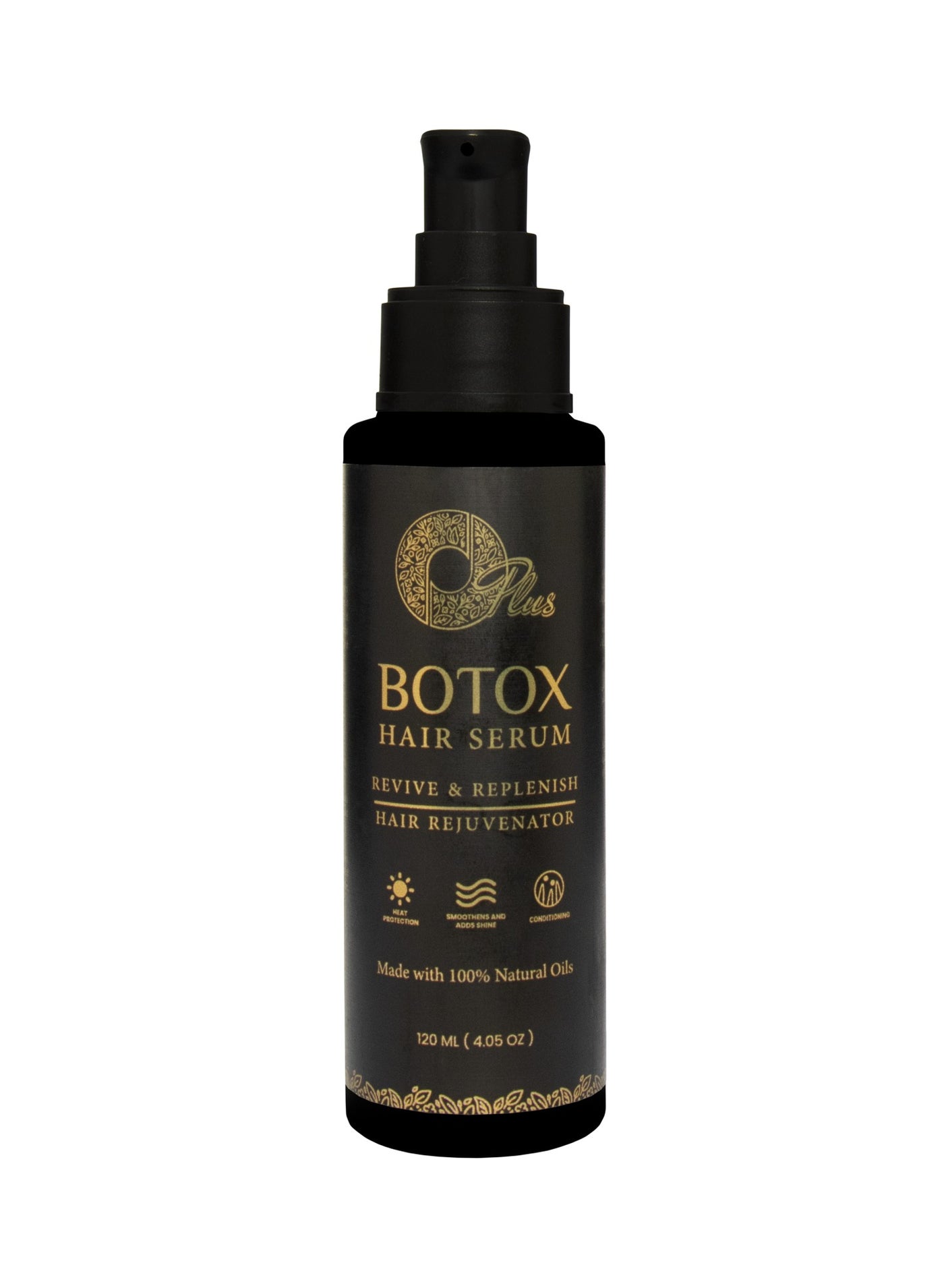 Oplus Botox Hair Serum - Revive & Replenish Hair Rejuvenator, 120ml – 100% Natural Oils, Restores & Softens, Heat & UV Protection