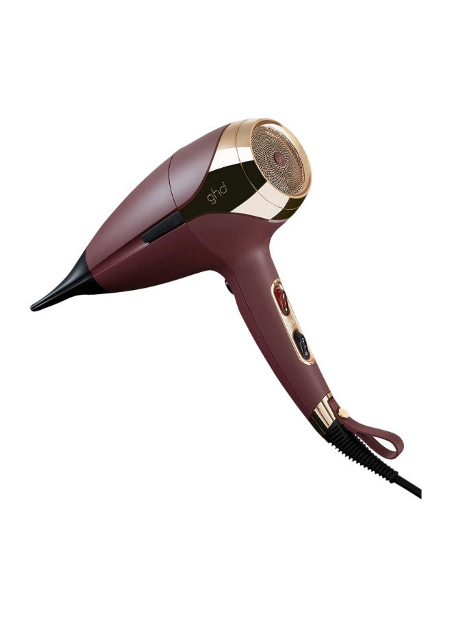 Helios Hair Dryer 1875W Professional Blow Dryer, Longer Life + Brushless Motor Lightweight Hair Dryer For Salon-Worthy Blowout Plum
