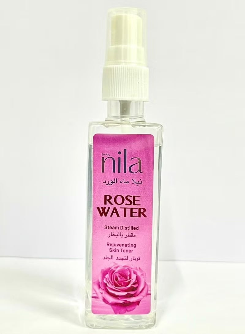 Rose water  Steam Distilled Rejuvenating Skin Toner 100 ml