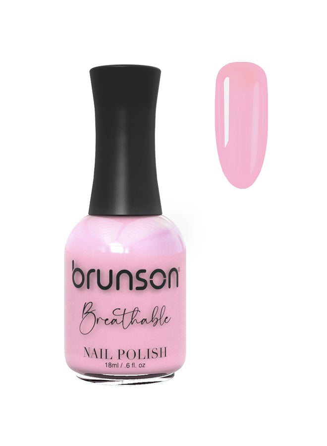Breathable Nail Polish Halal nail polish Wudu friendly Quick-Dry Vegan long lasting but easy peel off   18ml BH034