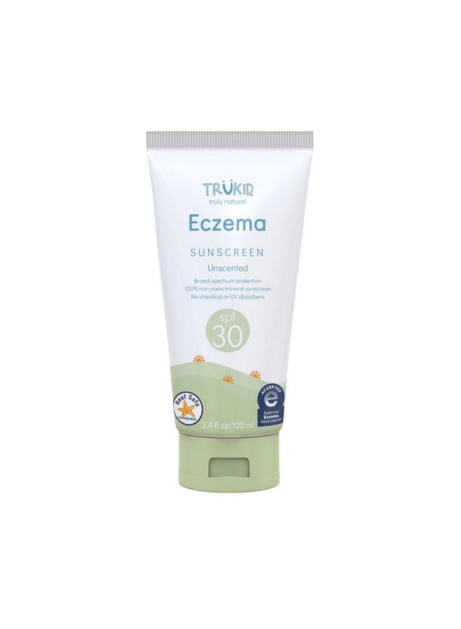 Eczema Spf 30+ Sunscreen Uva/Uvb Protection For Sensitive And Irritated Skin Unscented Neaapproved For Eczema Fsa Eligible Reef Safe Planetfriendly Nonnano 3.4 Oz