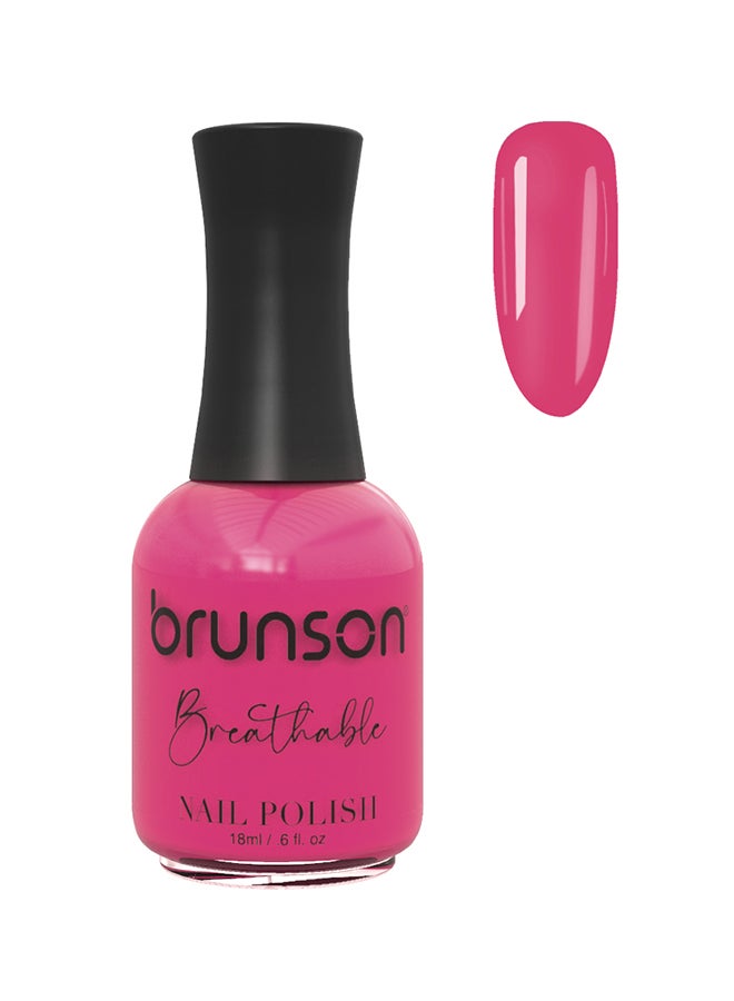 Breathable Nail Polish Halal nail polish Wudu friendly Quick-Dry Vegan long lasting but easy peel off   18ml BH053