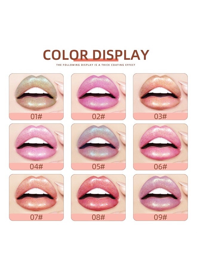 Girls Lip Gloss, Shimmery Lip Glosses for Girls Teens & Women, | Syrupy gloss| Glossy Finish| Long-lasting| Moisturizing| Highlighting| Natural-beauty | Lip Glow Set