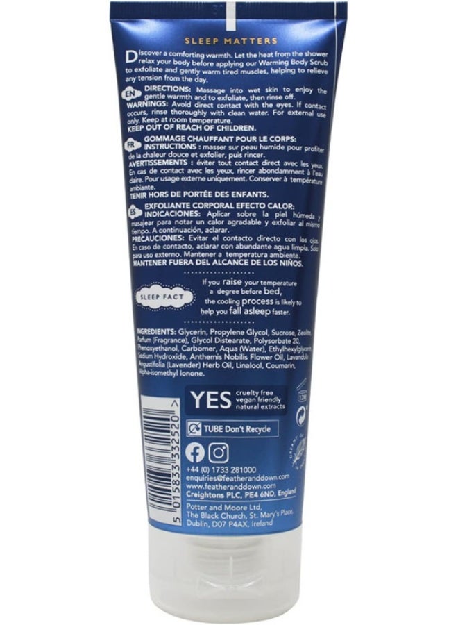 Warming Body Scrub (200ml) - With Calming Lavender And Chamomile Essential Oils Exfoliates And Gently Warms Tired Muscles Relieving Tensions from the day - image 2