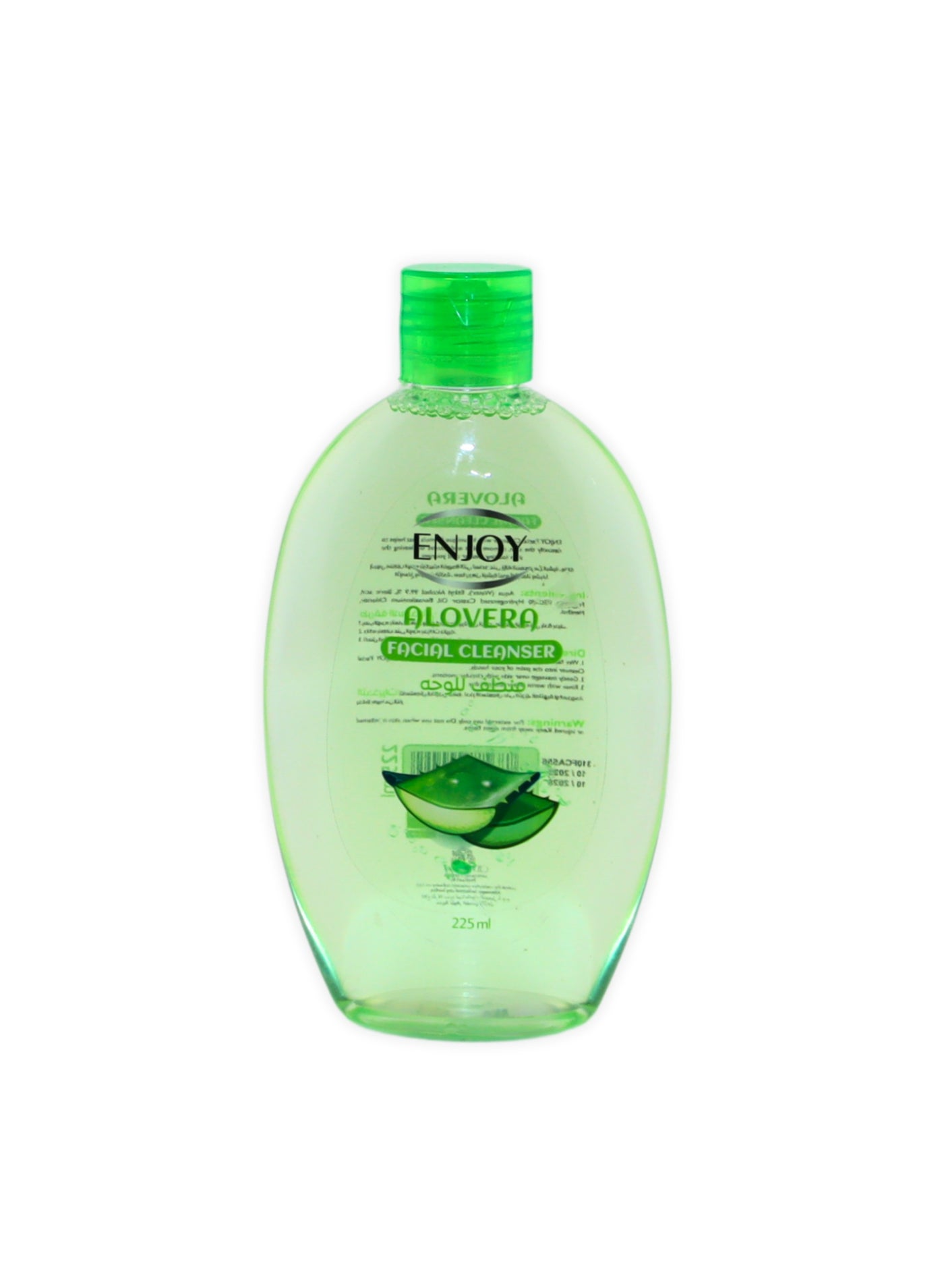 ENJOY Aloe Vera Facial Cleanser 225ml – Deep Cleansing & Hydrating | Removes Dirt, Oil & Makeup | Soothing & Antibacterial