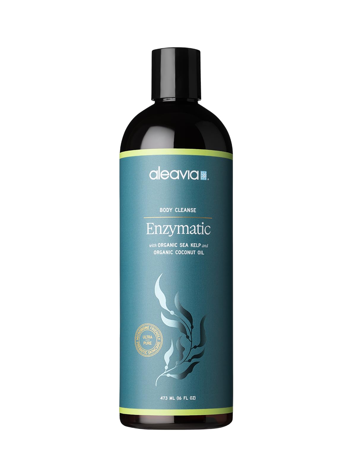Aleavia Body Cleanse â€“ Organic & All-Natural Prebiotic Body Wash â€“ Fragrance-free and Sulfate-Free Enzymatic Body Cleanser â€“ 16 Oz.