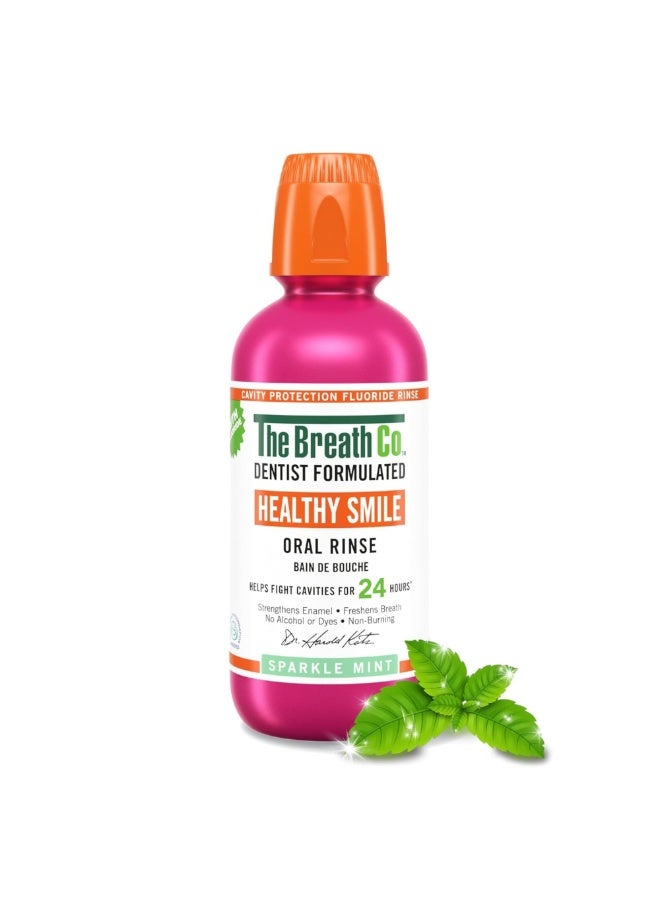 Breath Healthy Gums Mouthwash, Alcohol-Free Oral Rinse for Plaque Control, Gum Care & Fresh Breath - Sparkle Mint