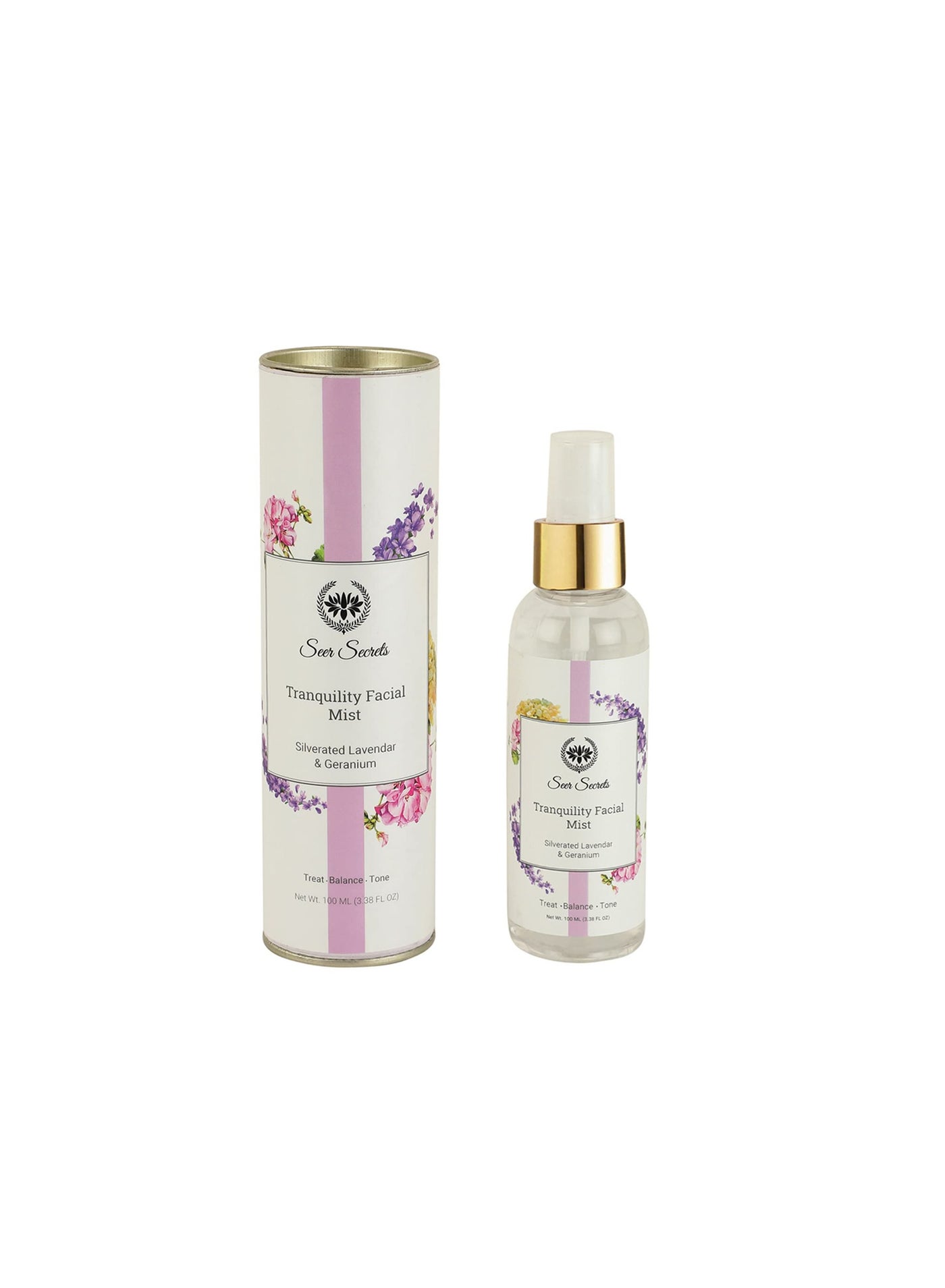 Seer Secrets Natural Facial Mist Toner for Hydrate, Refresh Tone Skin