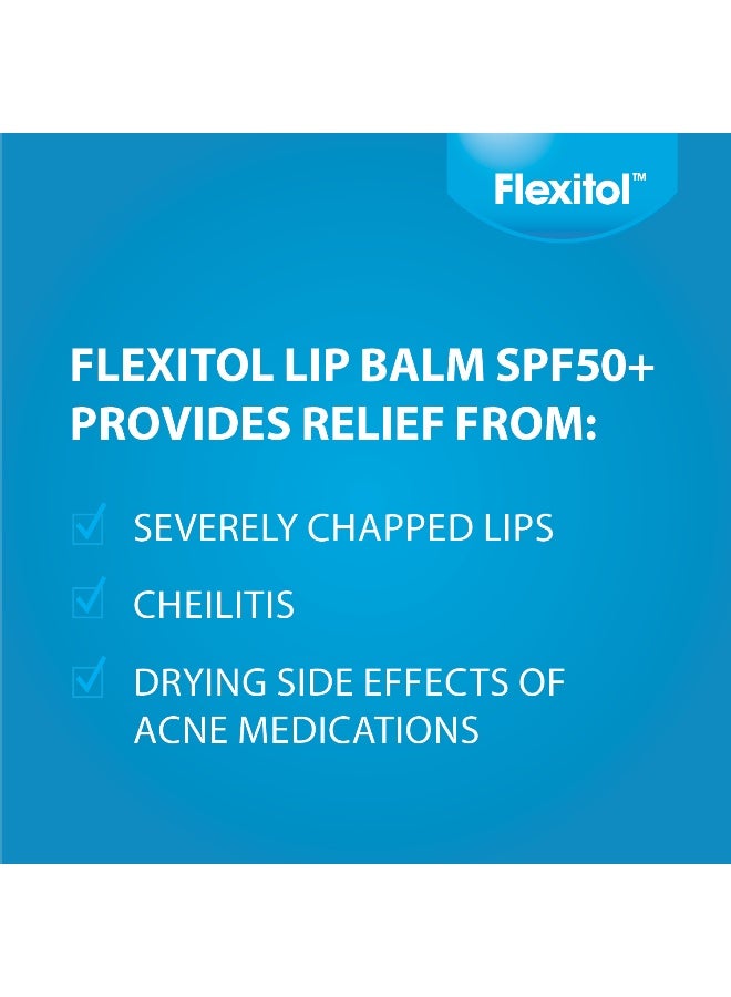 Flexitol Lip Balm SPF 50+ for Sun Protection & Dry Lips, UV Protection Formula – 10g - image 5