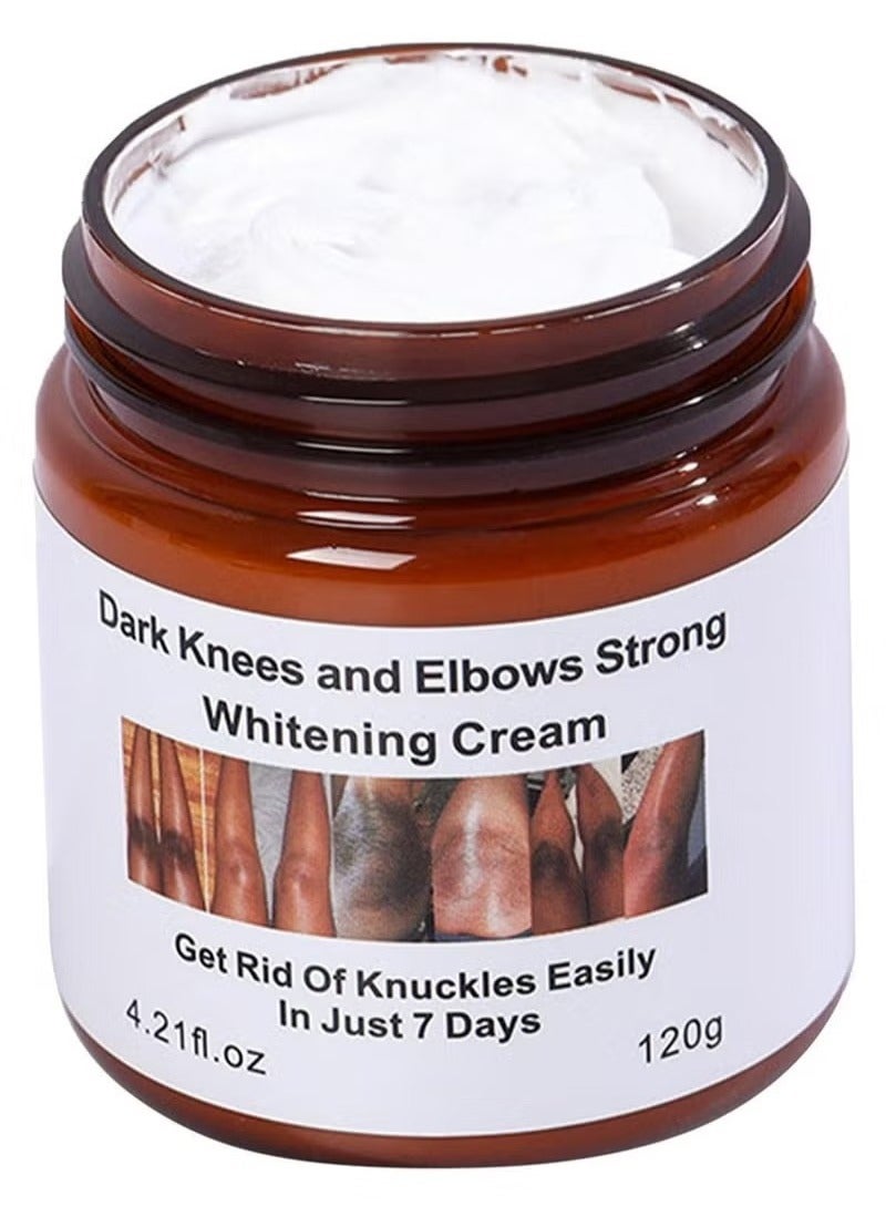 Whitening Cream with Dark Spot Skin Lightening Knuckle Whitening Cream for Knees, Elbows & Underarms 120g