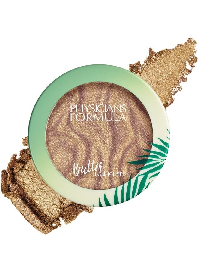 Murumuru Butter Highlighter Makeup Face Powder Make Up, Champagne, Dermatologist Approved,