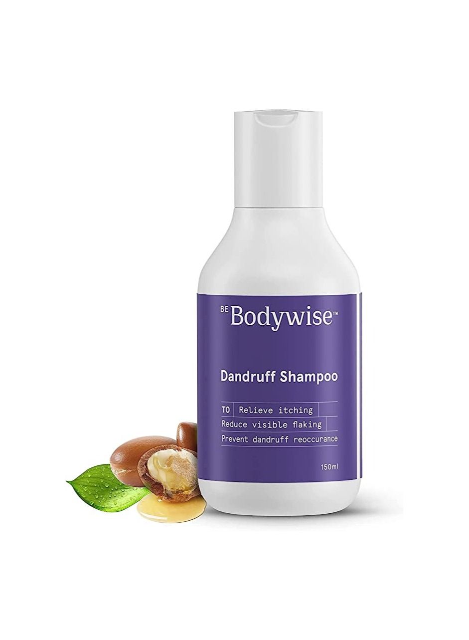 Bodywise Anti Dandruff Shampoo  Targets Dandruff Removes Visible Flakes Relieves Dandruff-Related Itching  Shampoo for Smooth  Frizz Free Hair  150ml