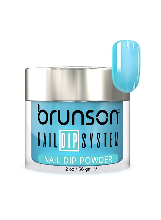Nail Dip Powder Dip And Buff System Color 56gm, French Nail Art Starter Manicure Salon DIY At Home Odor Free And Long Lasting No Needed Nail Lamp Curing BDK083