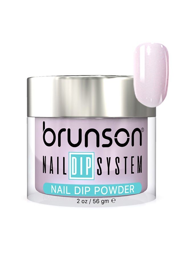 Nail Dip Powder Dip And Buff System Color 56gm, French Nail Art Starter Manicure Salon DIY At Home Odor Free And Long Lasting No Needed Nail Lamp Curing DBK094