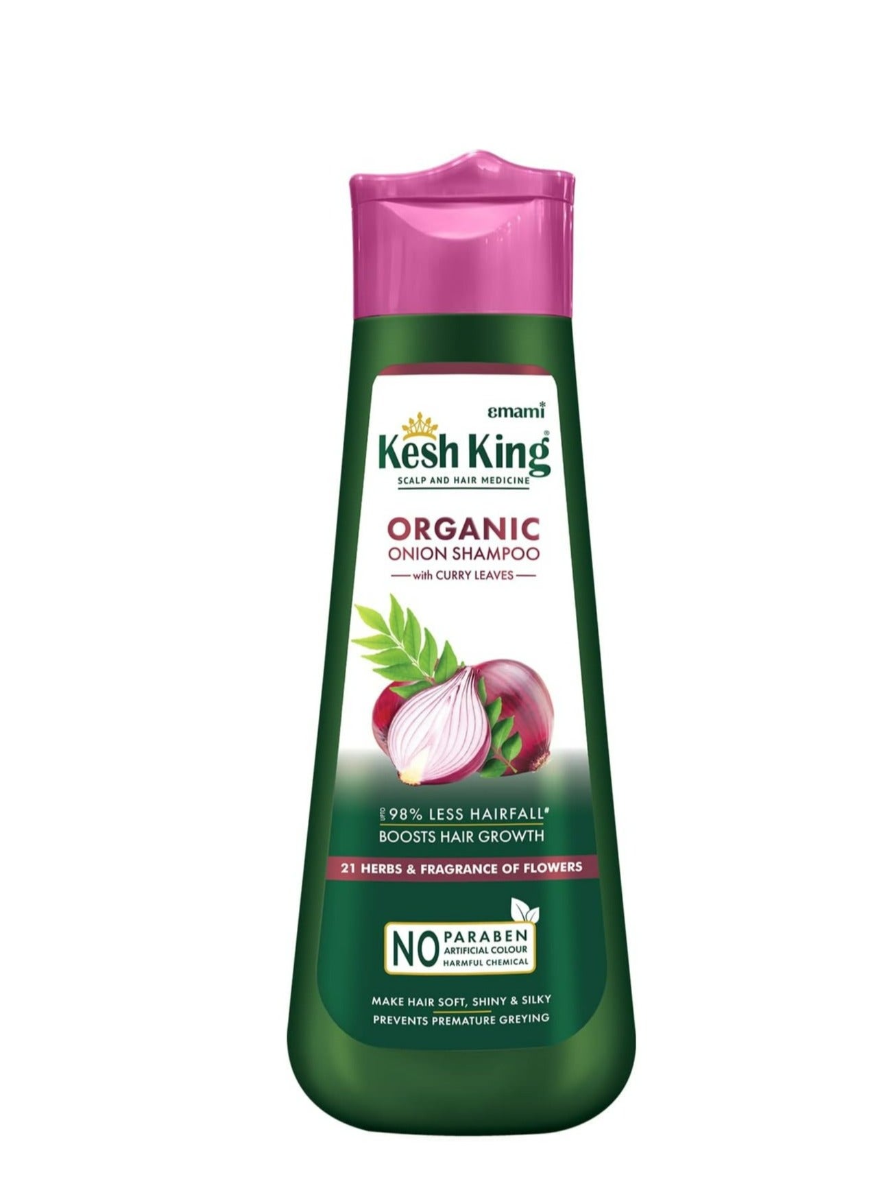 Kesh King Ayurvedic Onion Shampoo with 21 Herbs Reduces Hairfall And Boost Hair Growth 200 ML