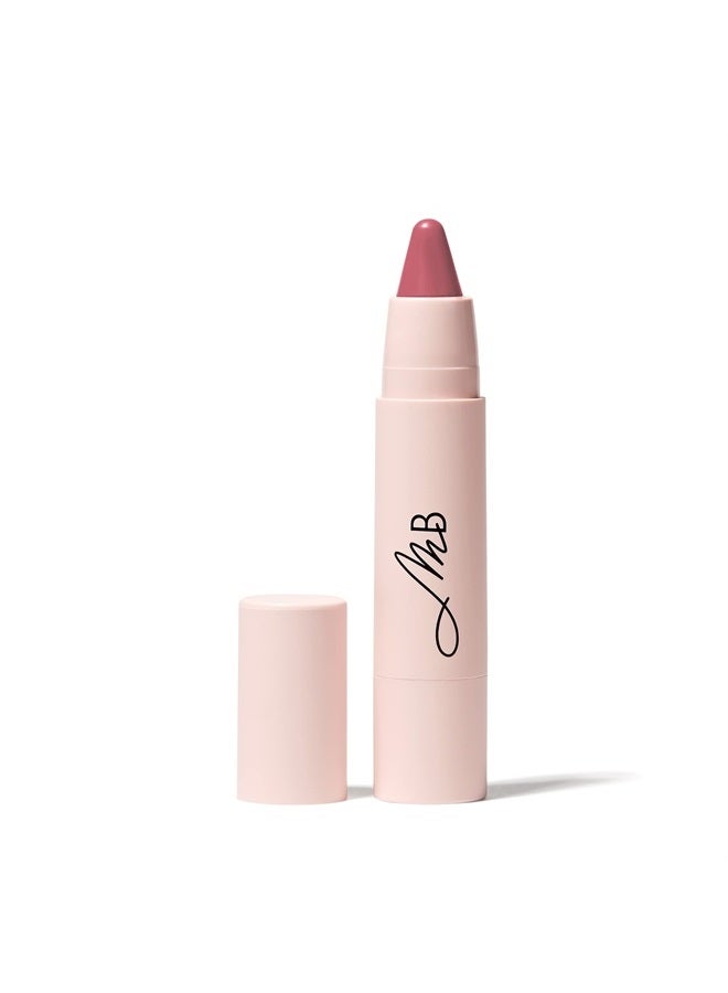 Kissen Lush Lipstick Crayon - Florence (Cool Pink) Clean Beauty, Cruelty-Free, Vegan
