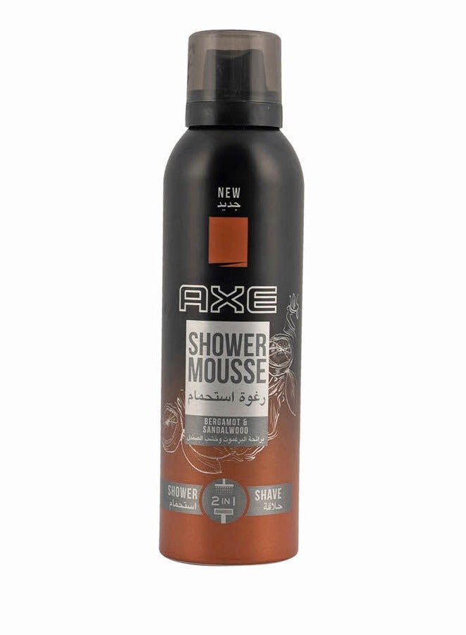 Shower Mousse Bergamot & Sandalwood 200ml